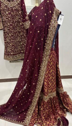Regal khadi net bridal shirt